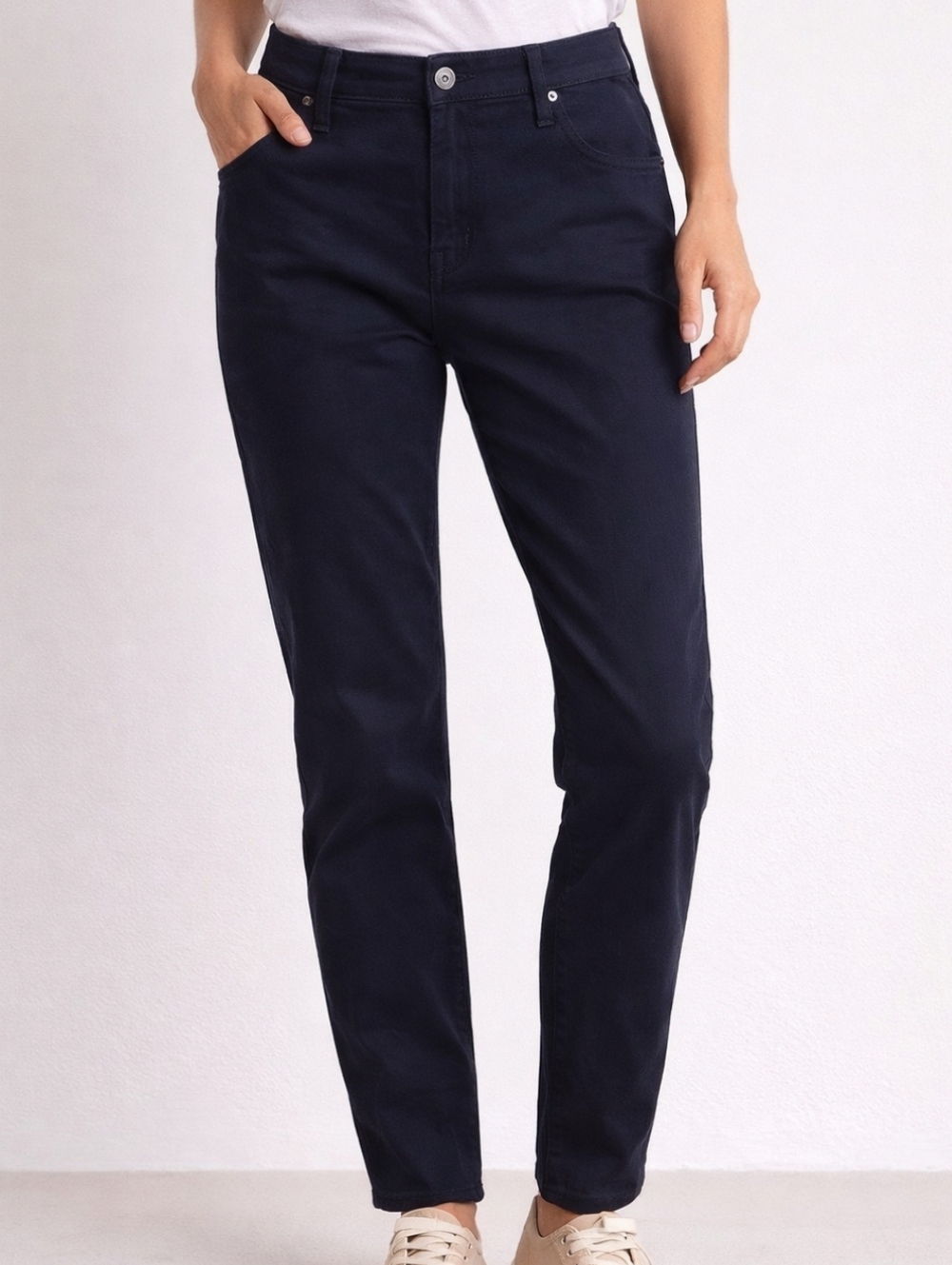 Liverpool Los Angeles Kingston Modern Straight Jeans 38x32 Navy NWT